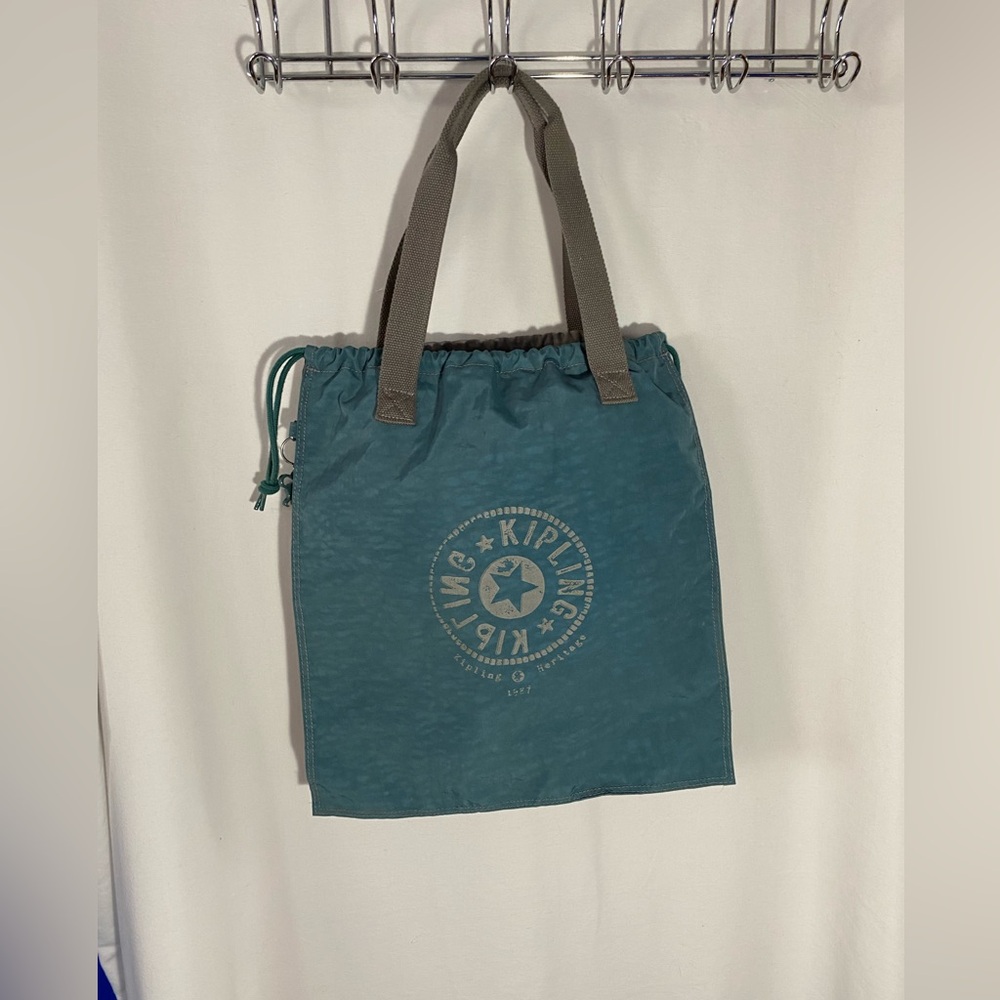 Kipling Drawstring Bag with Monkey keychain